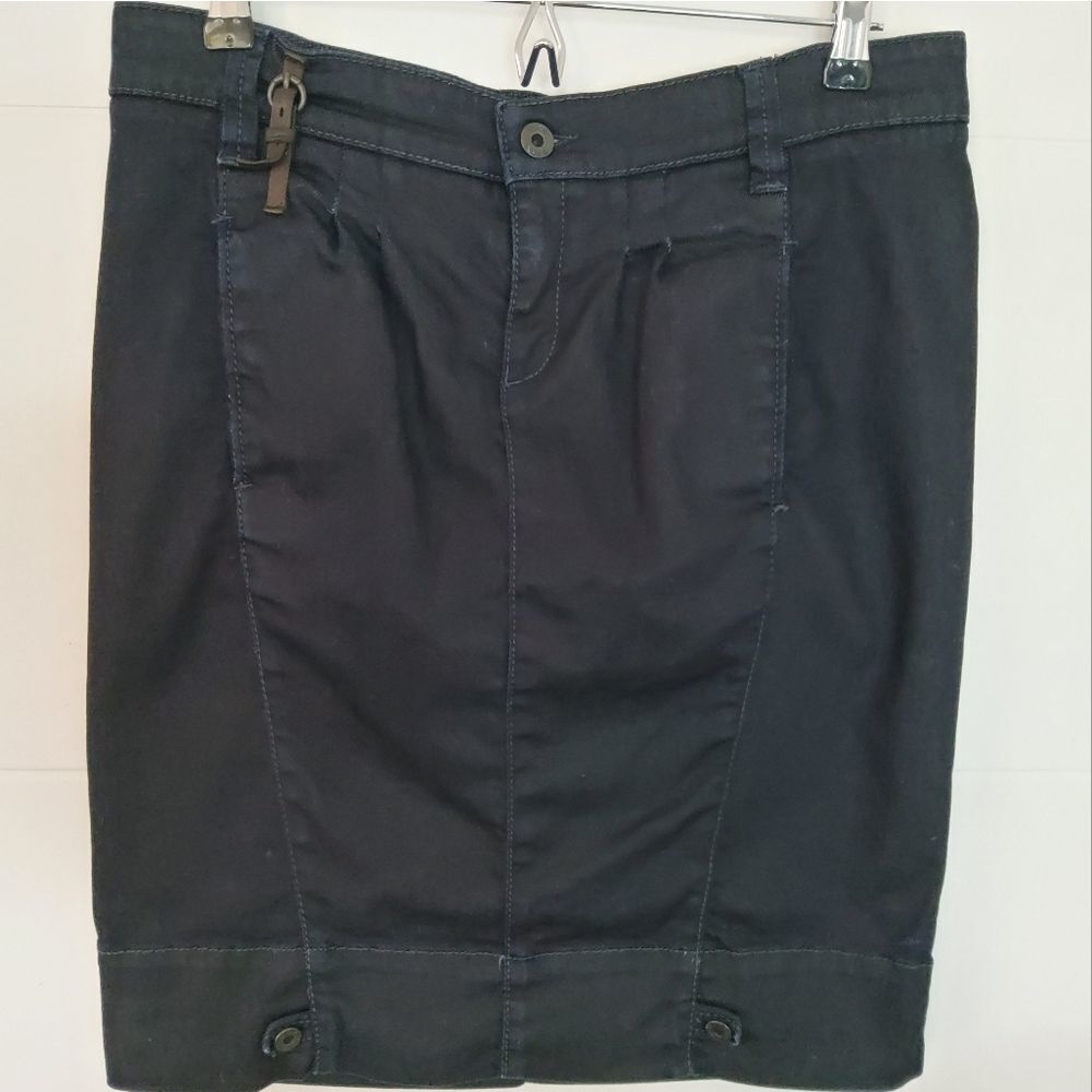 BOSS by Hugo Boss Women's Black Denim Skirt Size 38/8